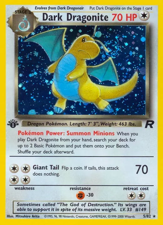 Dark Dragonite 005 — Team Rocket