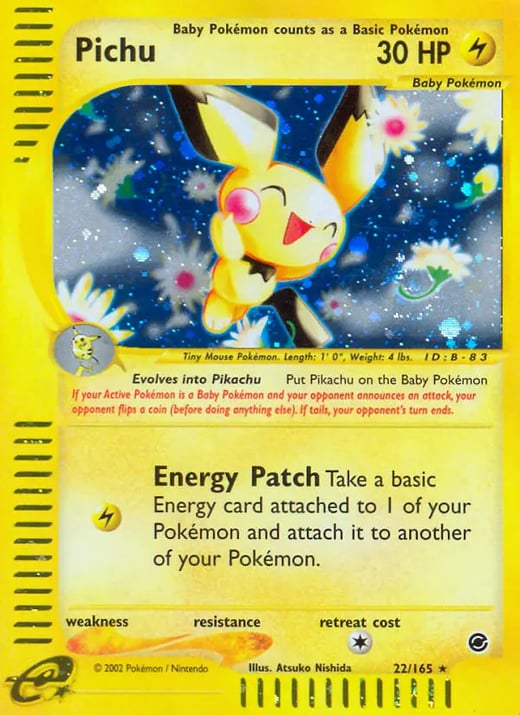 Pichu 022 — Expedition Base Set