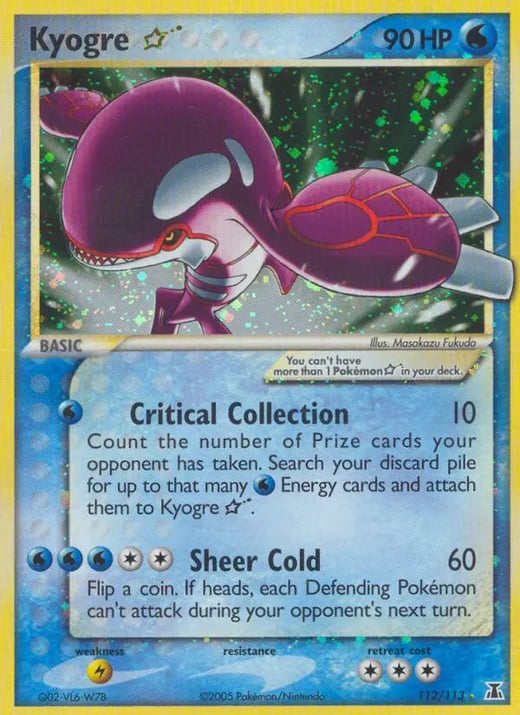 Kyogre Star 112 — Delta Species