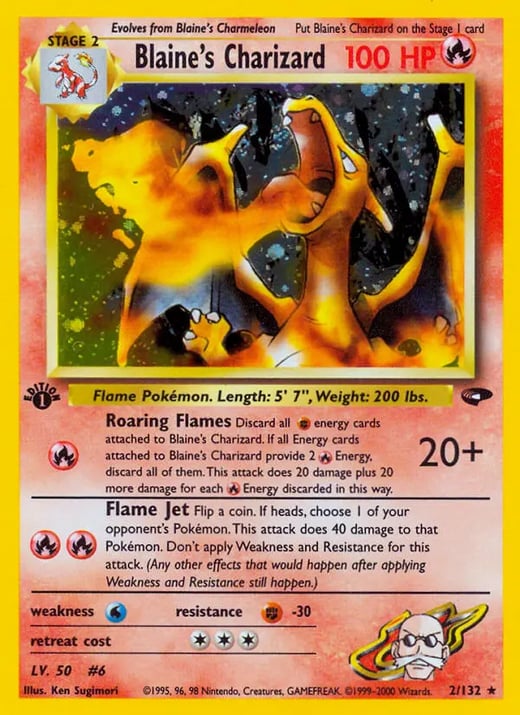 Blaine's Charizard 002 — Gym Challenge