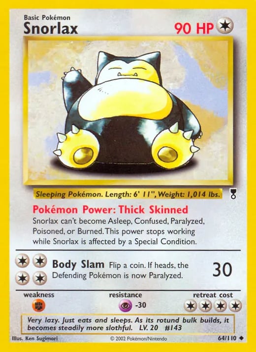 Snorlax 064 — Legendary Collection