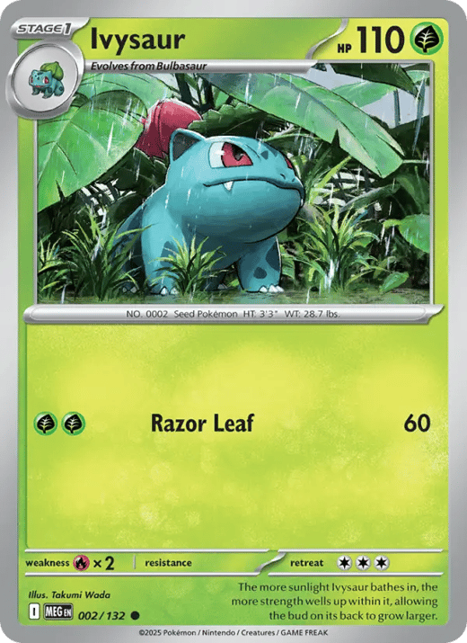 Ivysaur 002 — Mega Evolution Set