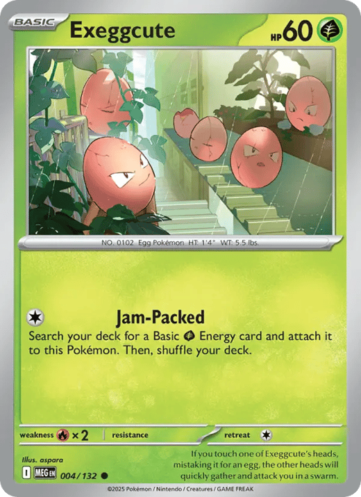 Exeggcute 004 — Mega Evolution Set