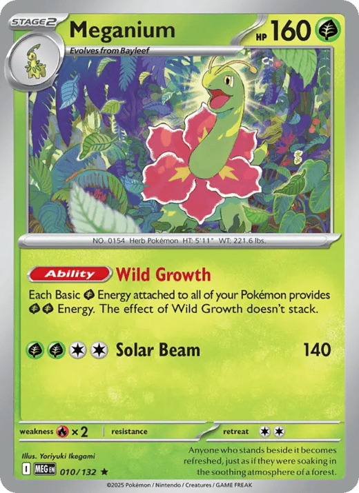 Meganium 010 — Mega Evolution Set