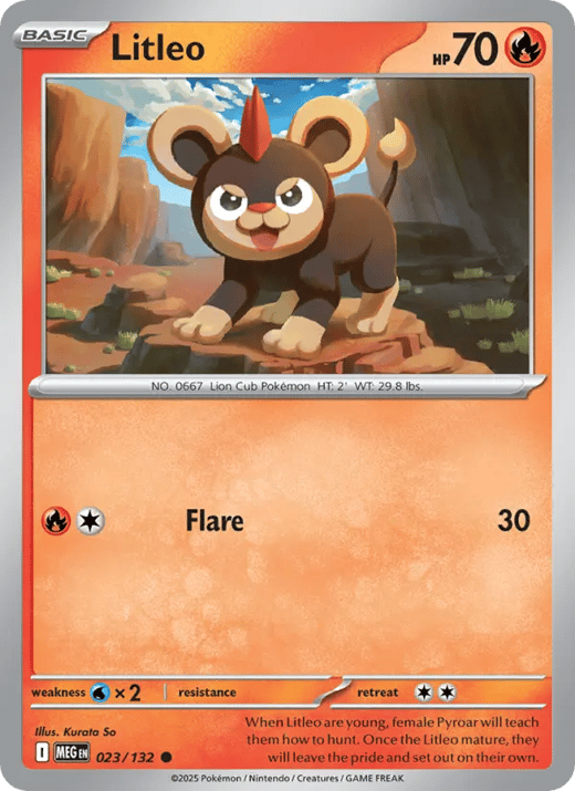 Litleo 023 — Mega Evolution Set