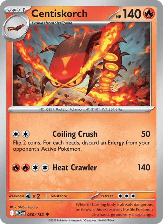 Centiskorch 030 — Mega Evolution Set