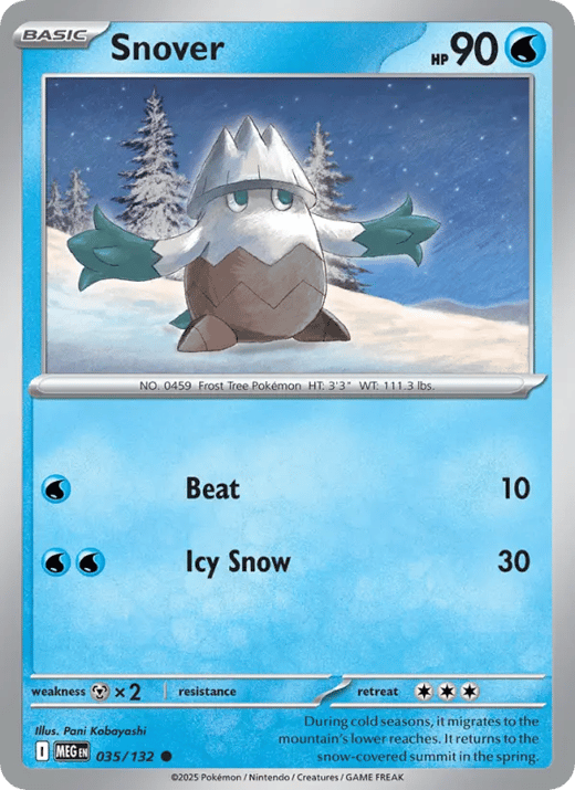 Snover 035 — Mega Evolution Set