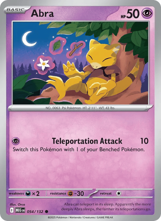 Abra 054 — Mega Evolution