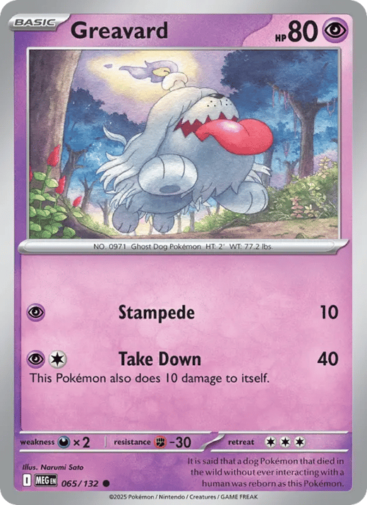 Greavard 065 — Mega Evolution