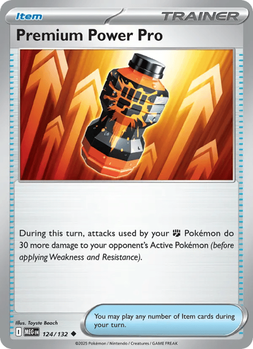 Premium Power Pro 124 — Mega Evolution