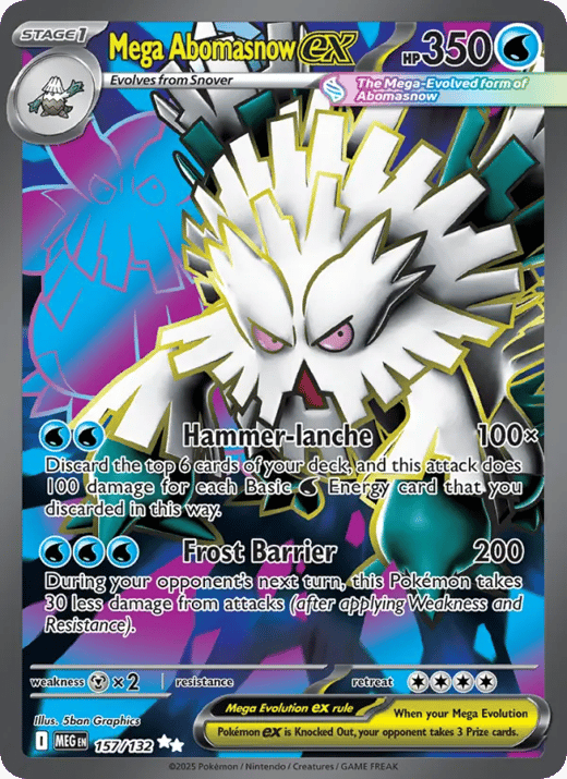 Mega Abomasnow ex 157 — Mega Evolution