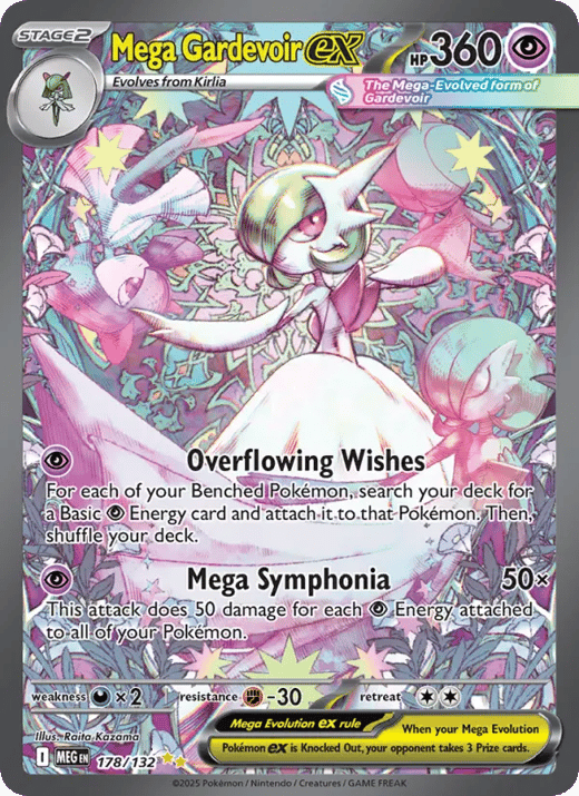 Mega Gardevoir ex 178 — Mega Evolution
