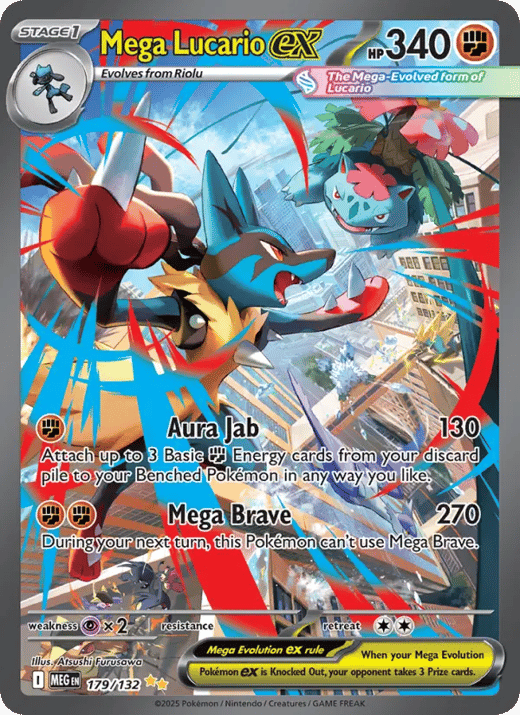 Mega Lucario ex 179 — Mega Evolution