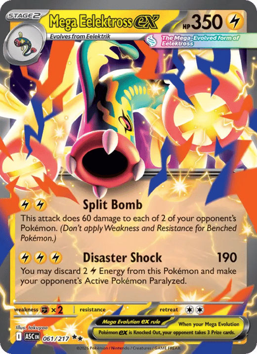 Mega Eelektross ex 061 — Ascended Heroes