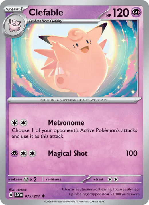 Clefable 075 — Ascended Heroes