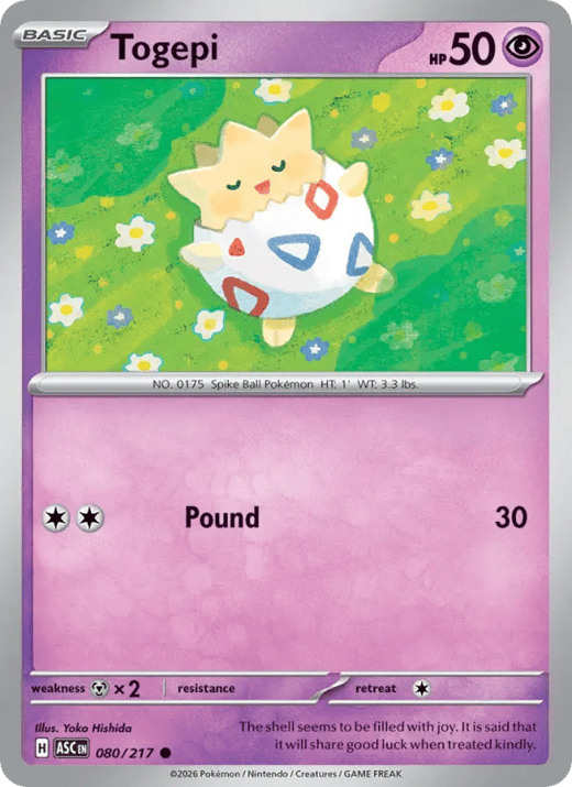 Togepi 080 — Héros Transcendants
