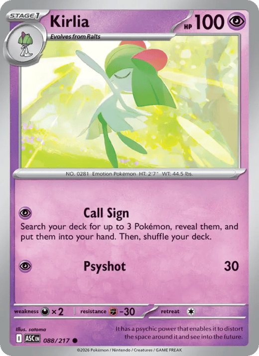Kirlia 088 — Héros Transcendants