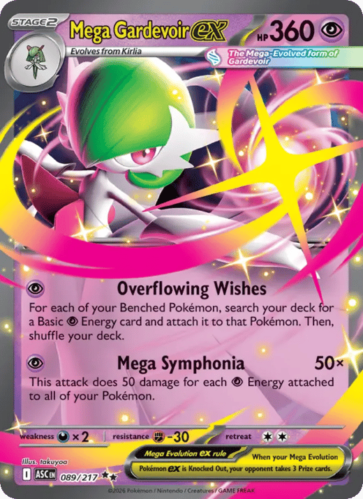 Méga-Gardevoir-ex 089 — Héros Transcendants