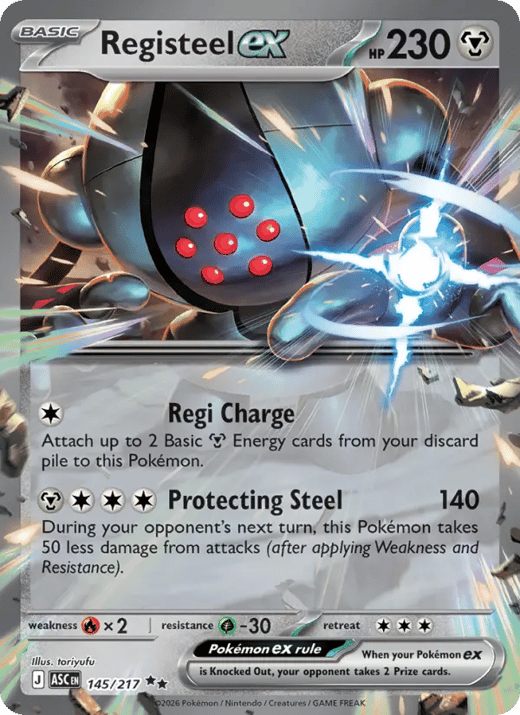 Registeel-ex 145 — Héros Transcendants