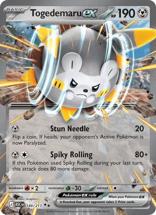 Togedemaru-ex 149 — Héros Transcendants