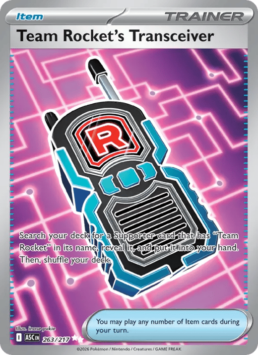Émetteur-Récepteur de la Team Rocket 263 — Héros Transcendants