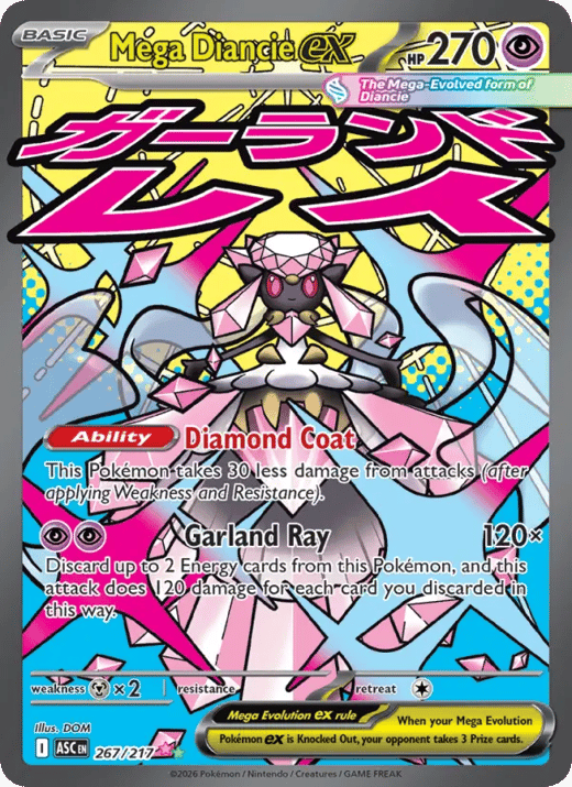 Méga-Diancie-ex 267 — Héros Transcendants