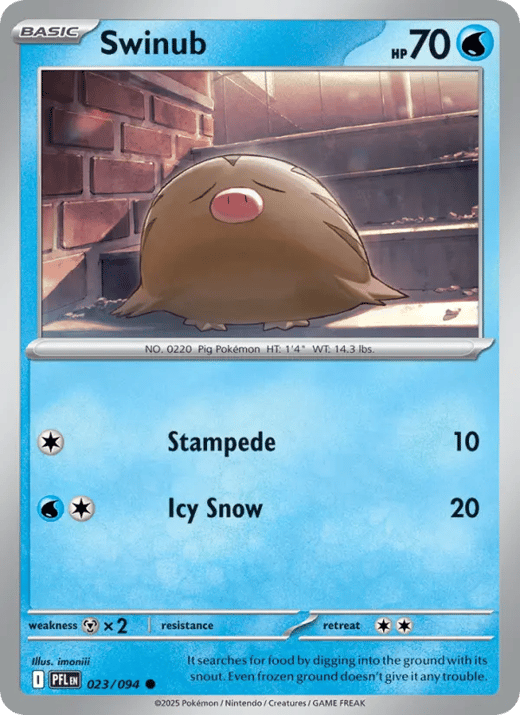 Swinub 023 — Phantasmal Flames Set
