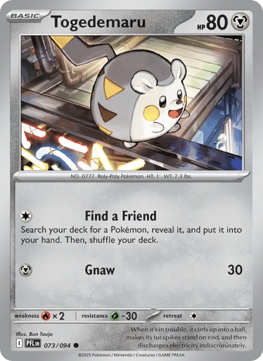 Togedemaru 073 — Phantasmal Flames