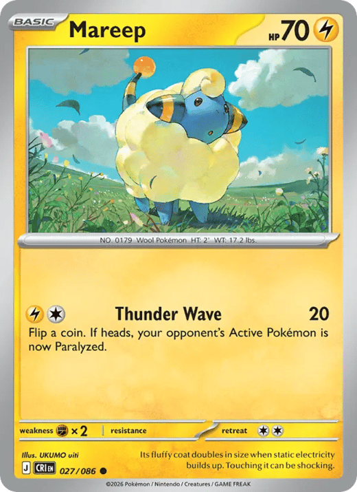 Mareep 027 — Chaos Rising Set