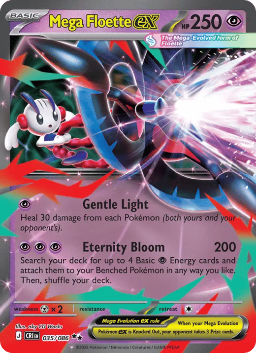 Méga-Floette-ex 035 — Chaos Ascendant