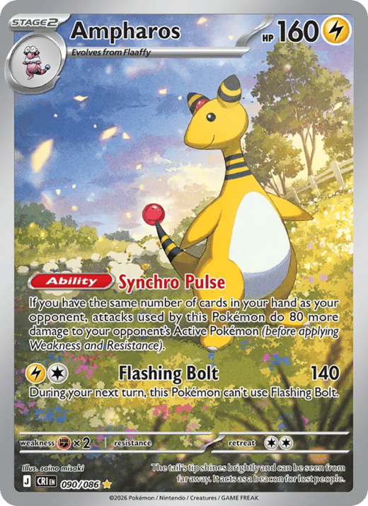 Ampharos 090 — Chaos Rising