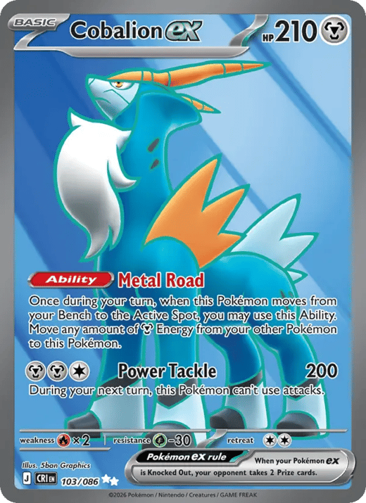 Cobalion ex 103 — Chaos Rising