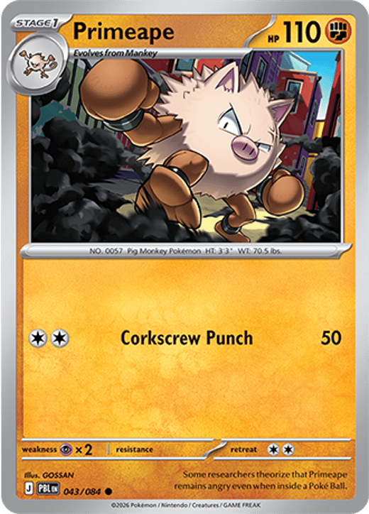 Primeape 043 — Pitch Black