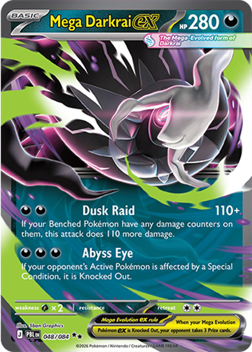Mega Darkrai ex 048 — Pitch Black