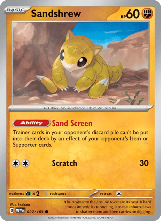 Sandshrew 027 — 151