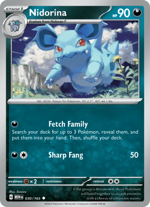 Nidorina 030 — 151