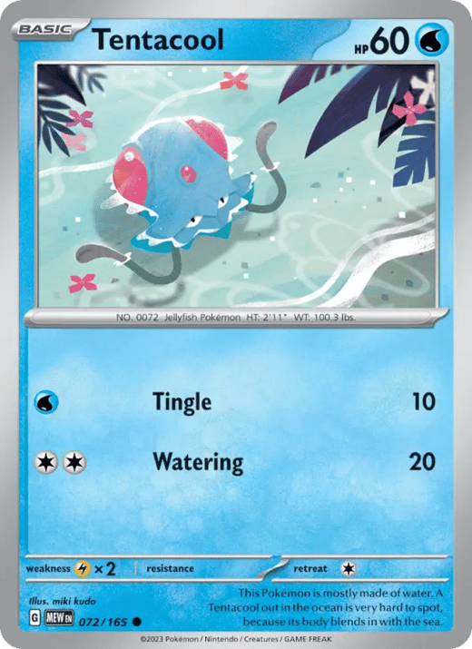 Tentacool 072 — 151