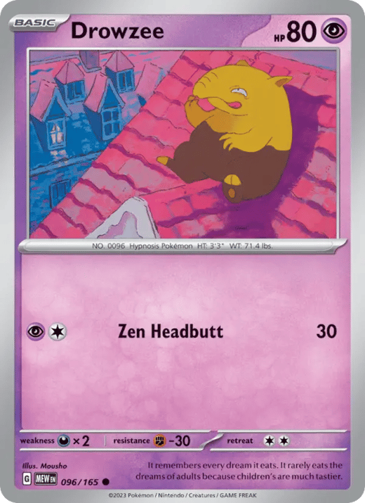 Drowzee 096 — 151