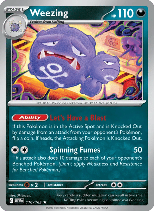 Weezing 110 — 151