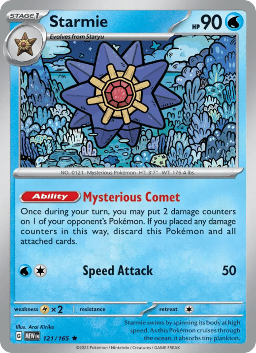 Starmie 121 — 151