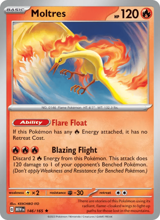 Moltres 146 — 151