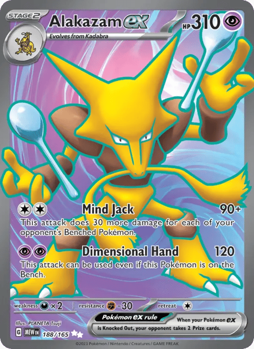Alakazam-ex 188 — 151