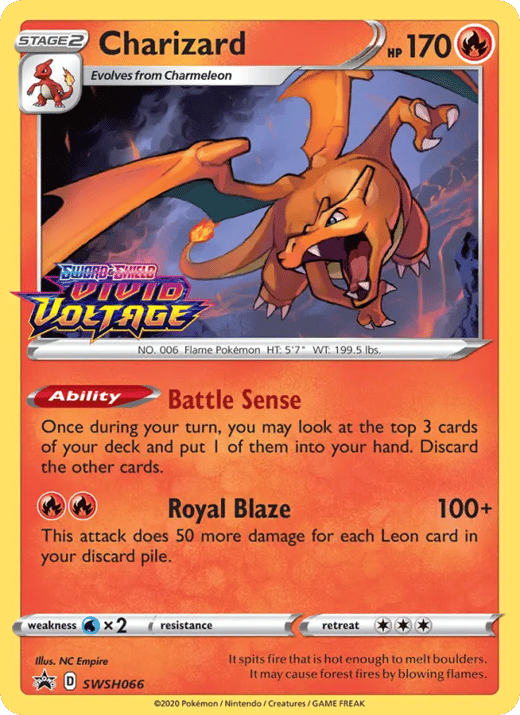 Dracaufeu SWSH066 — SWSH Black Star Promos