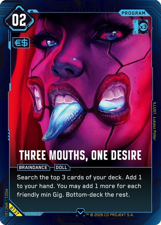 Three Mouths, One Desire β137 — Welcome to Night City — Beta