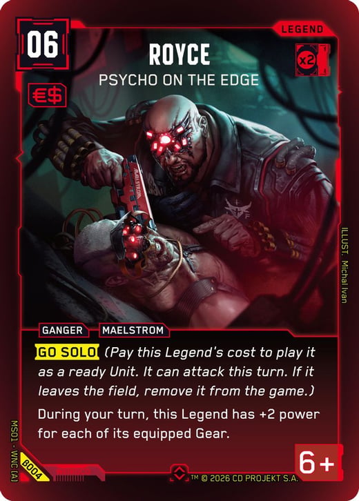 Royce: Psycho on the Edge β004 — Welcome to Night City — Beta