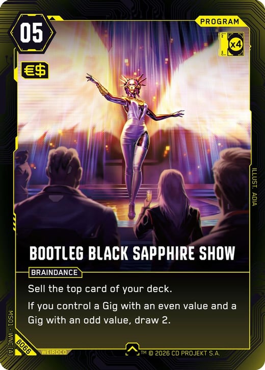 Bootleg Black Sapphire Show β066 — Welcome to Night City — Beta