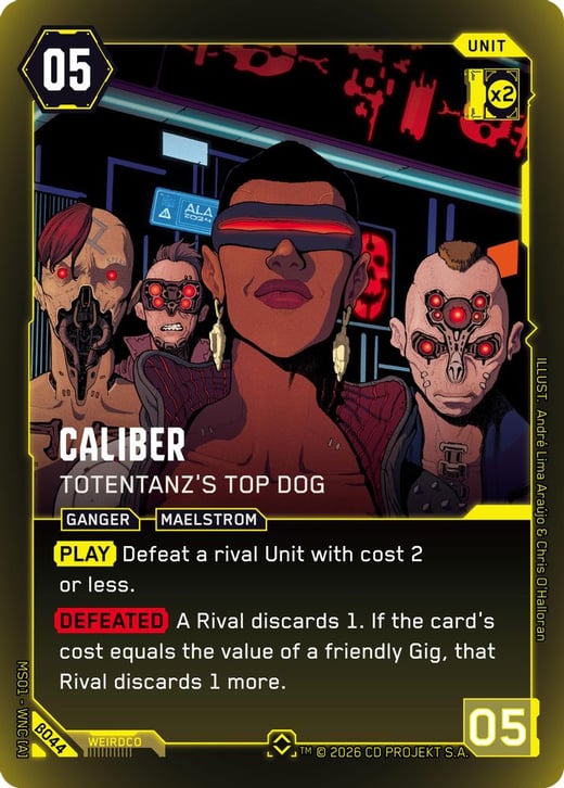 Caliber: Totentanz's Top Dog β044 — Welcome to Night City — Beta