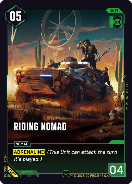 Riding Nomad β087 — Welcome to Night City — Beta