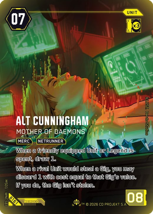 Alt Cunningham: Mother of Daemons β161 — Welcome to Night City — Beta