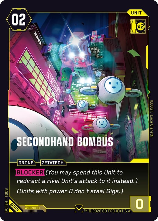Secondhand Bombus β005 — The Heist — Beta Starter Deck